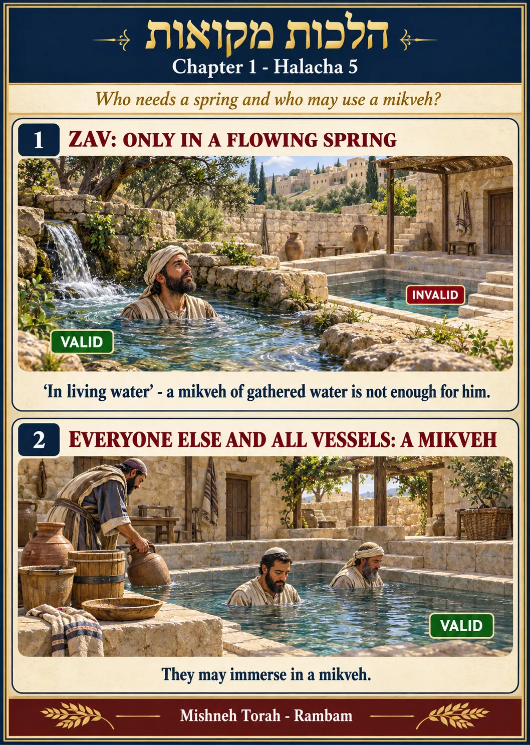 Infographic for halacha 1:5