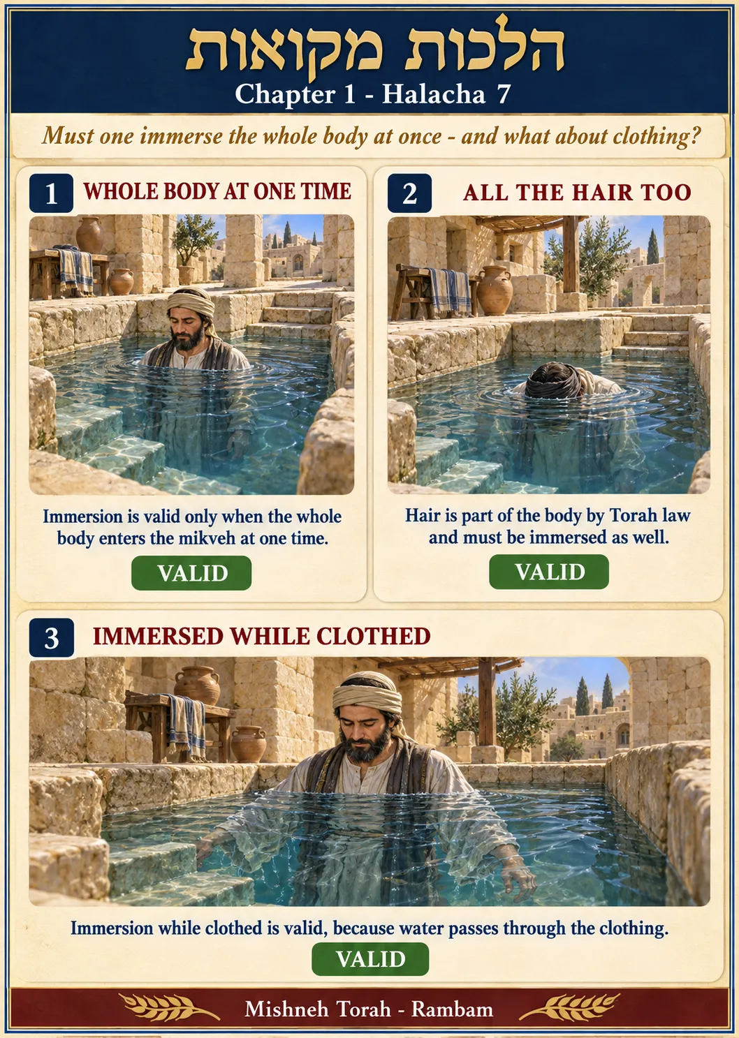 Infographic for halacha 1:7