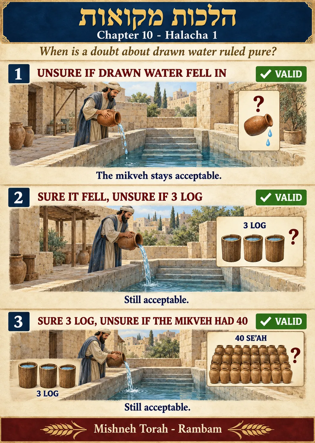 Infographic for halacha 10:1