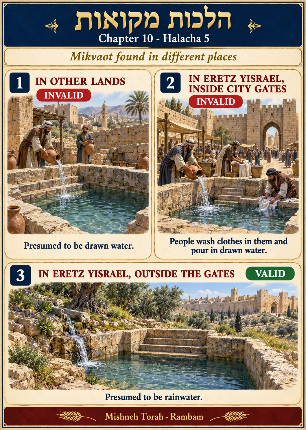 Infographic for halacha 10:5