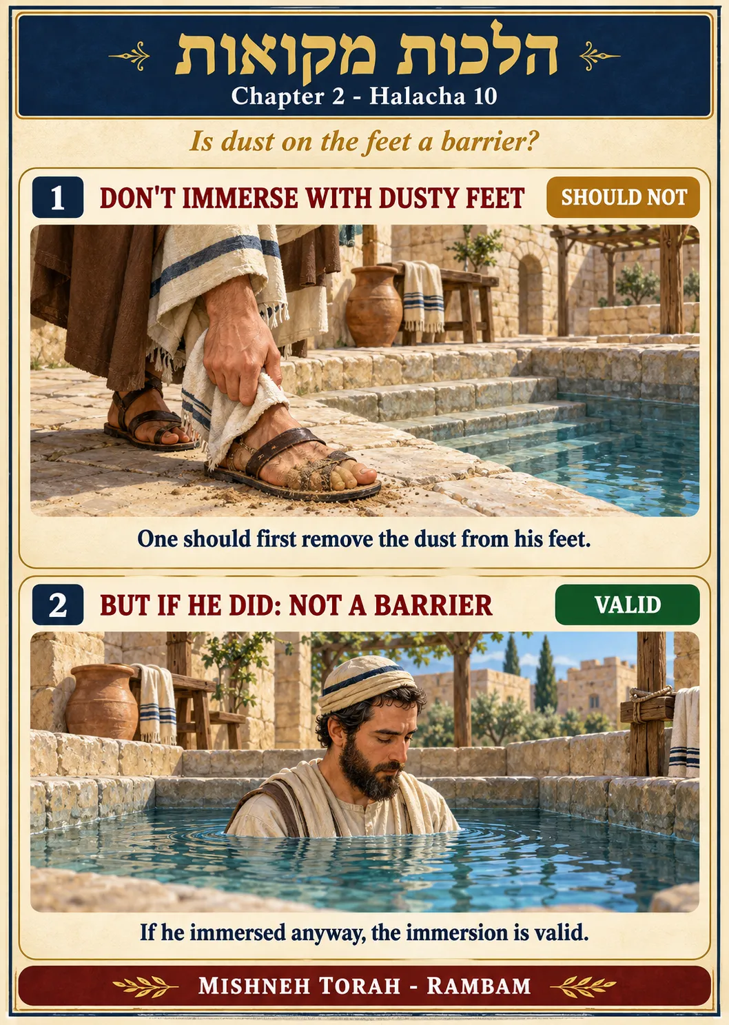 Infographic for halacha 2:10