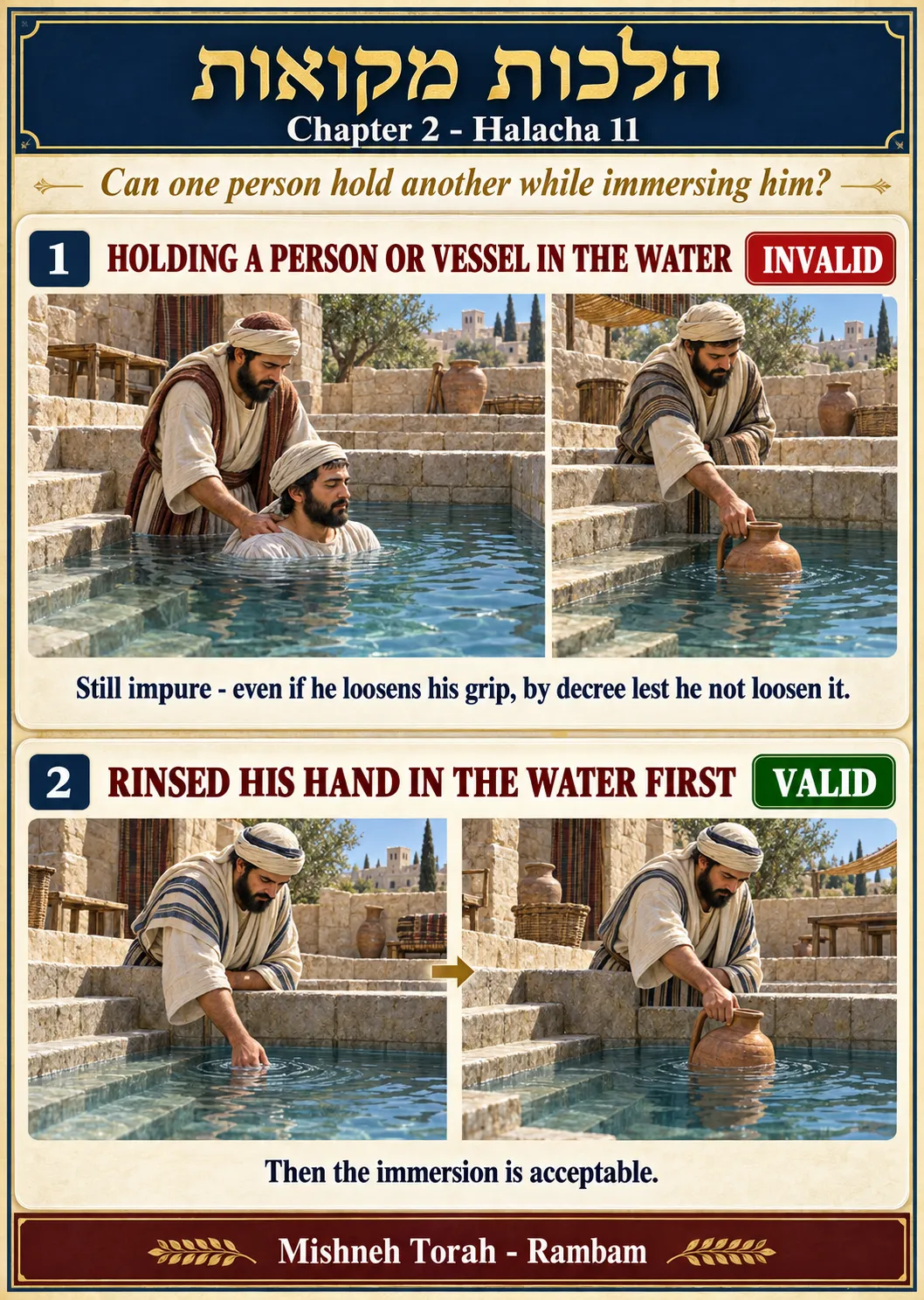 Infographic for halacha 2:11