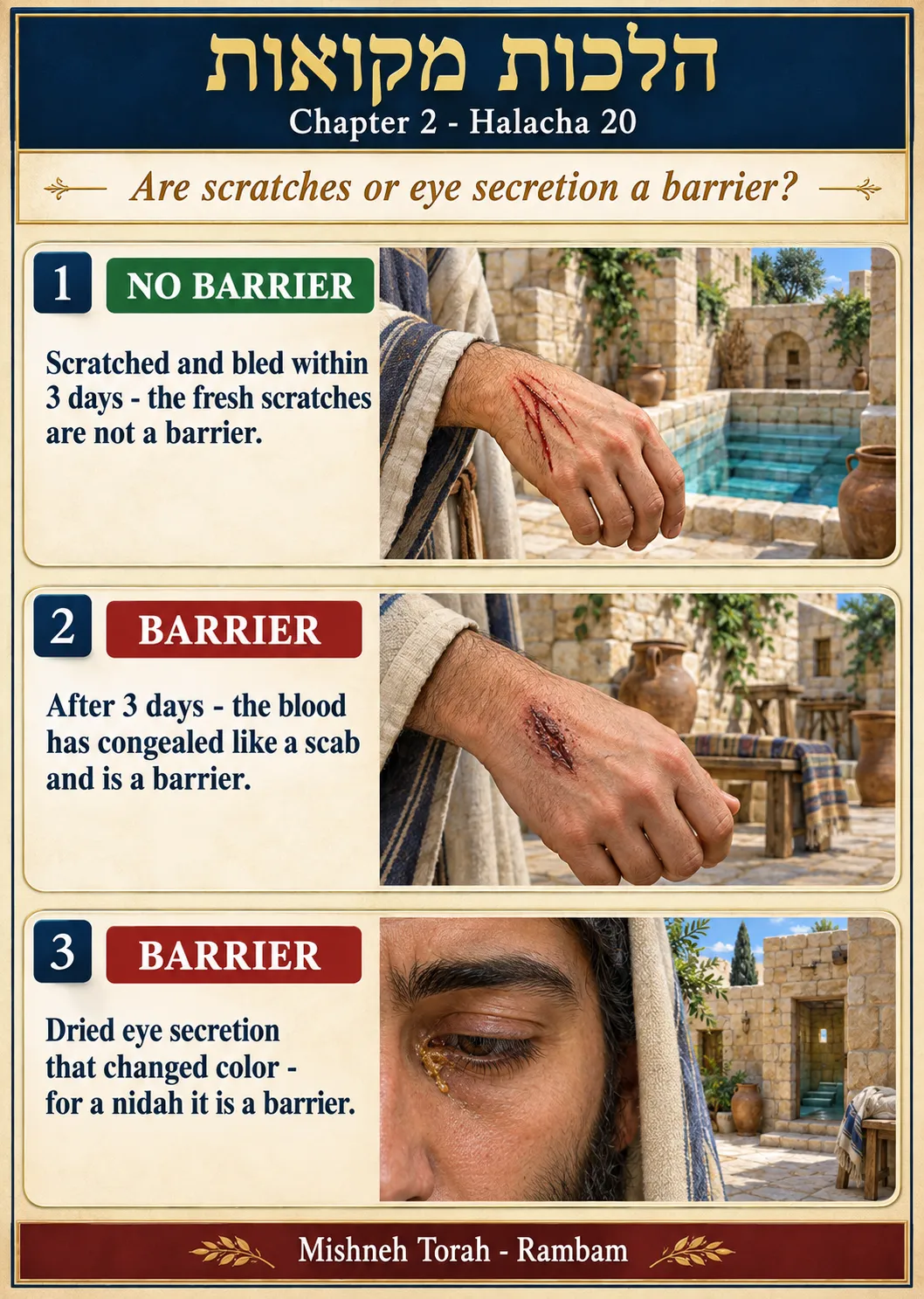 Infographic for halacha 2:20