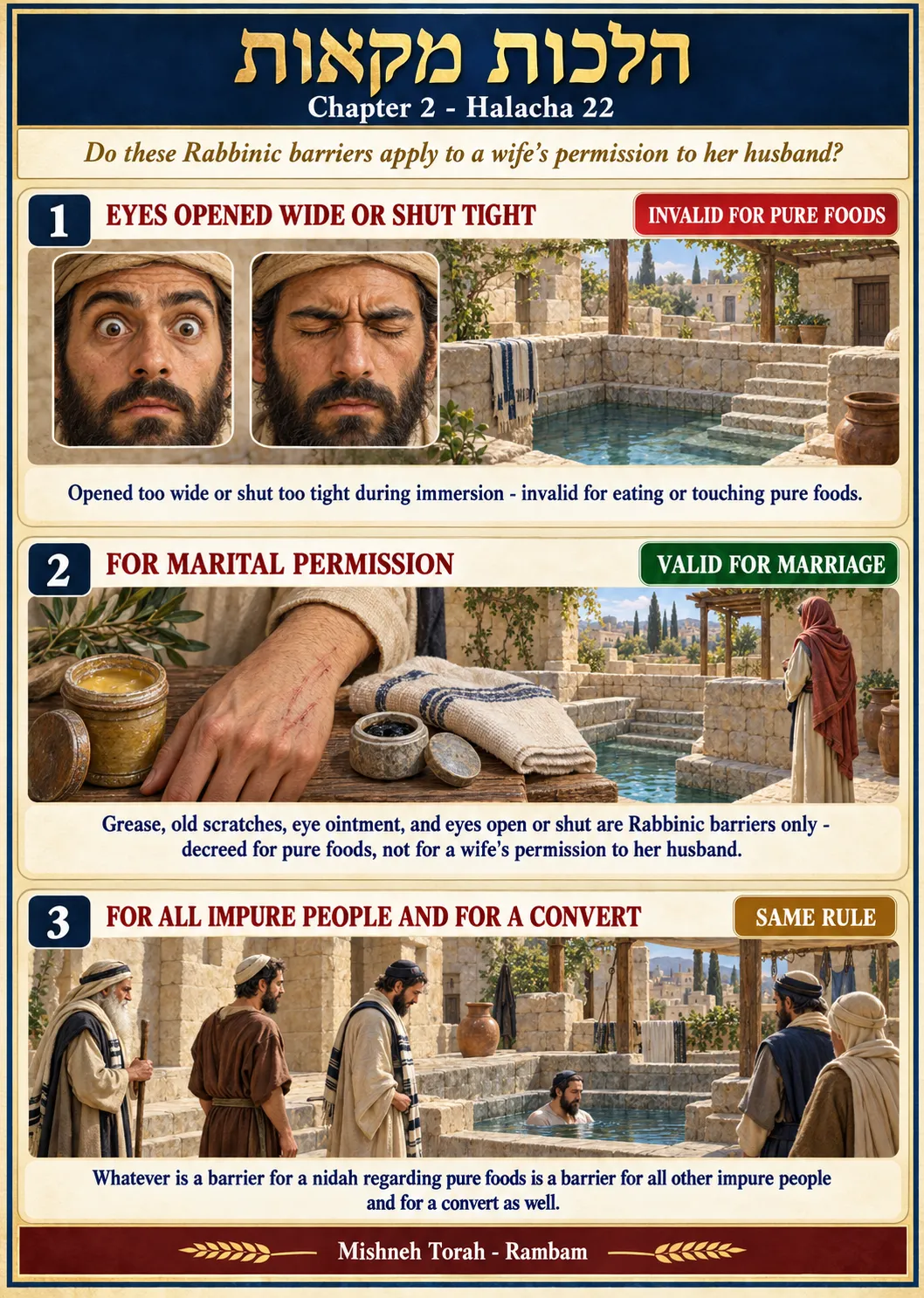Infographic for halacha 2:22