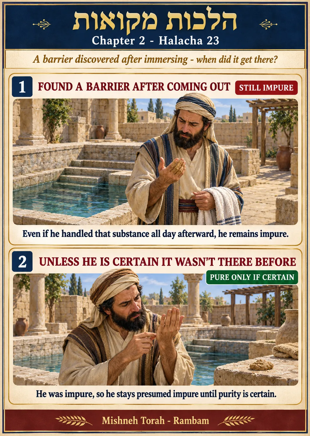 Infographic for halacha 2:23
