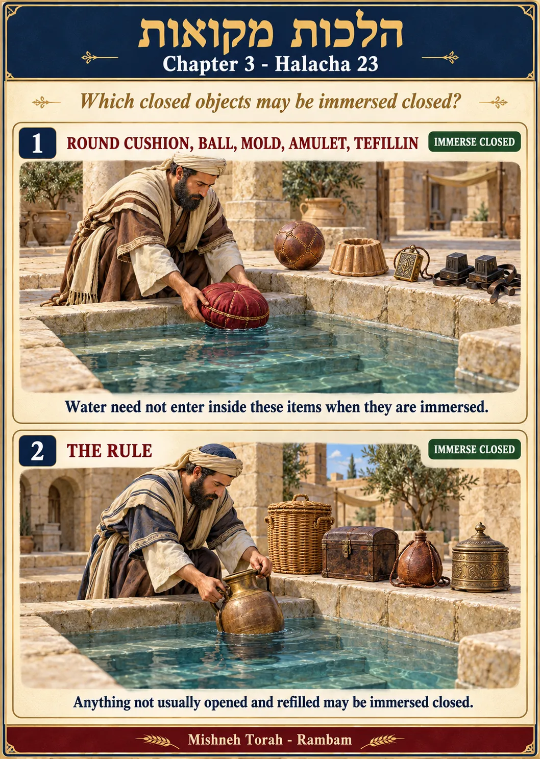 Infographic for halacha 3:23