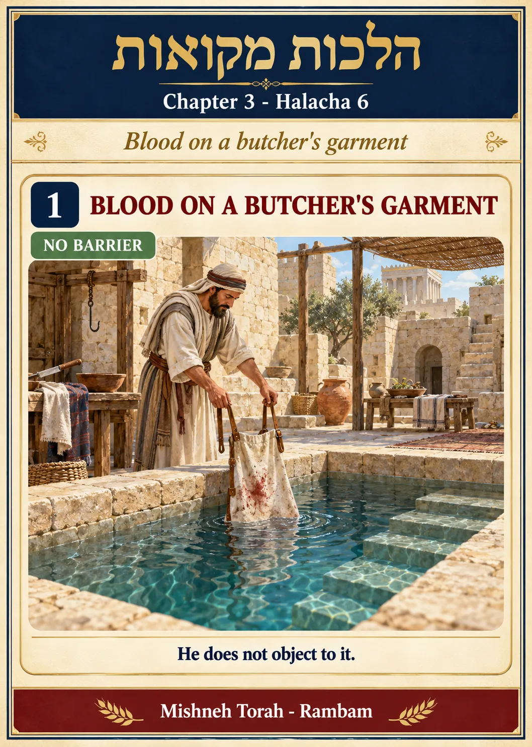 Infographic for halacha 3:6