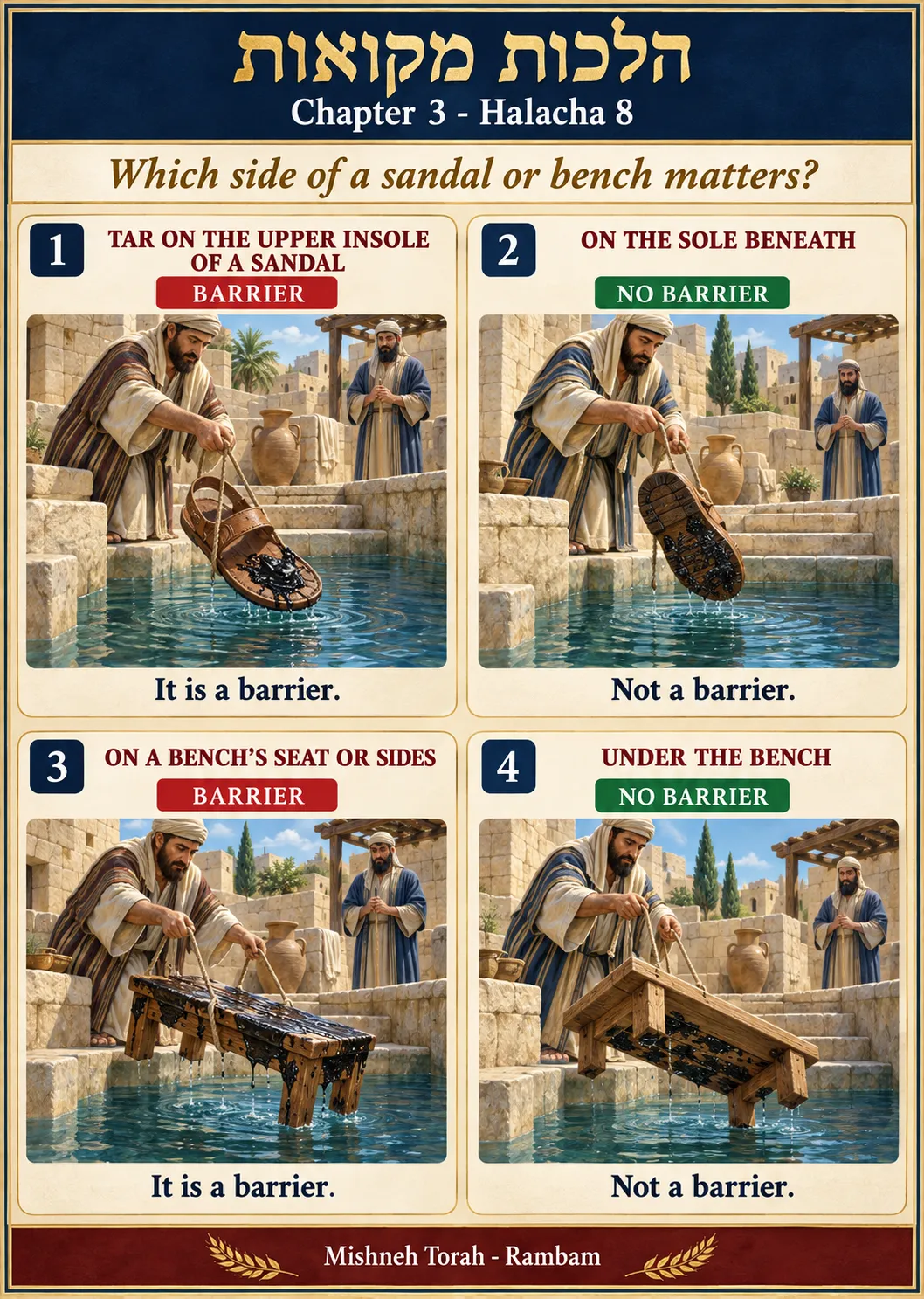 Infographic for halacha 3:8