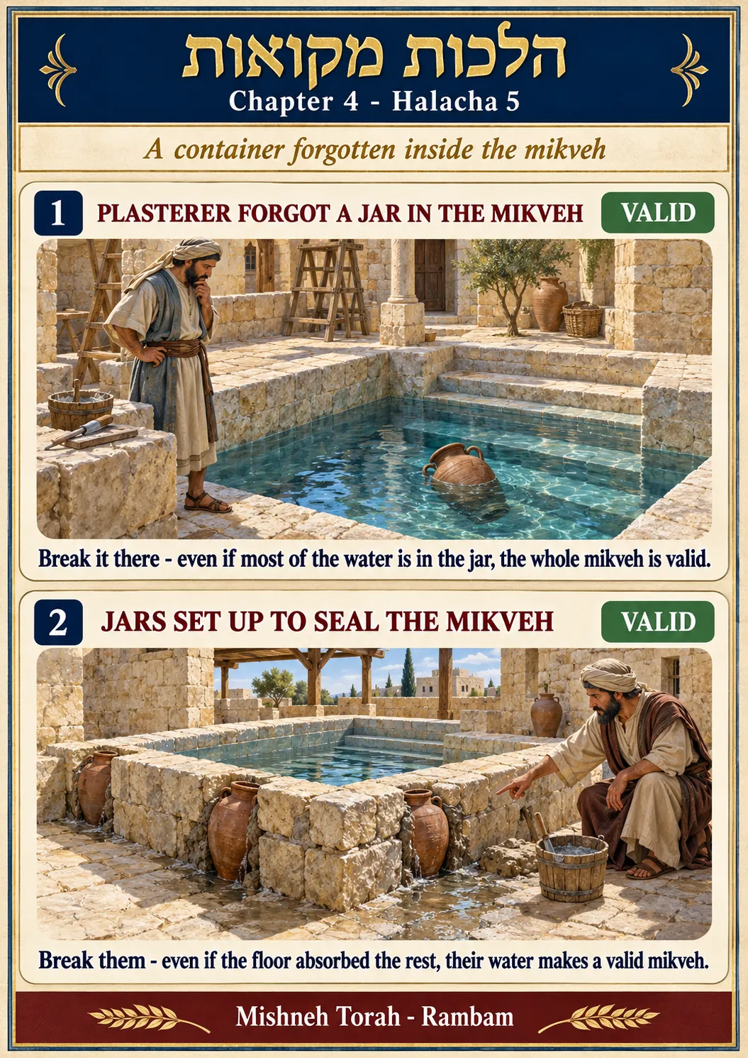 Infographic for halacha 4:5