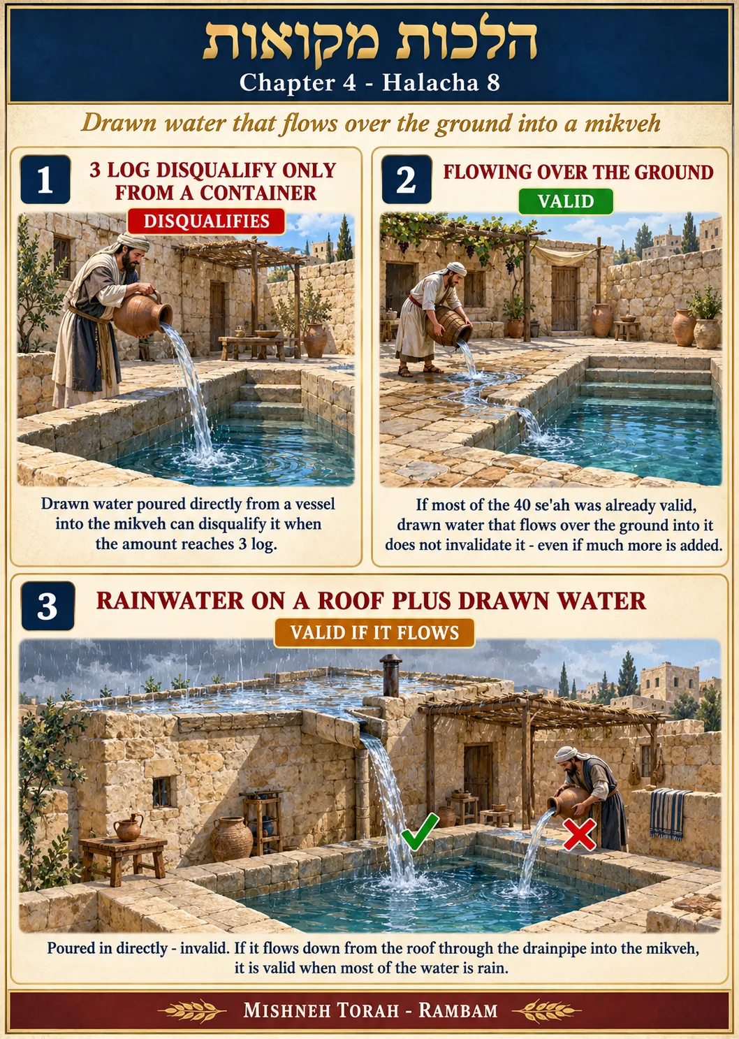 Infographic for halacha 4:8