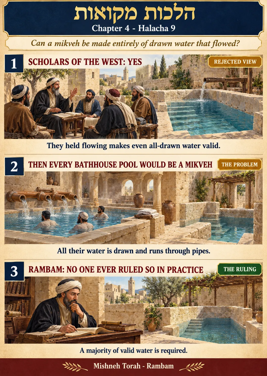 Infographic for halacha 4:9