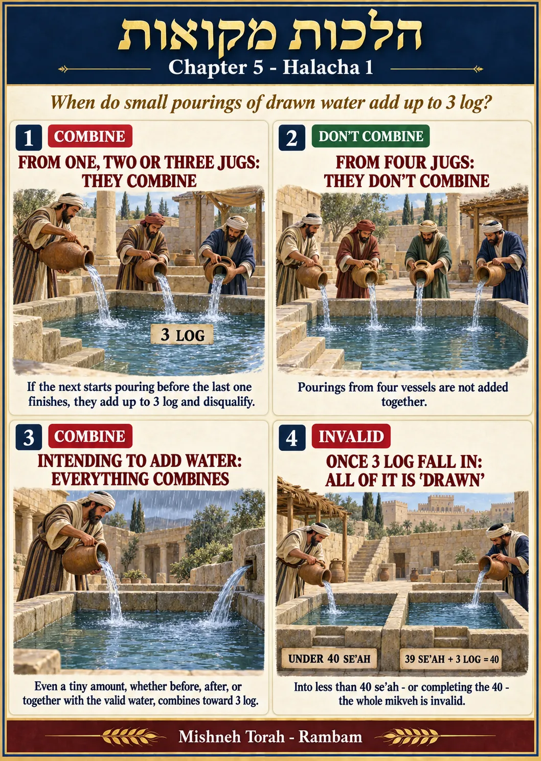 Infographic for halacha 5:1