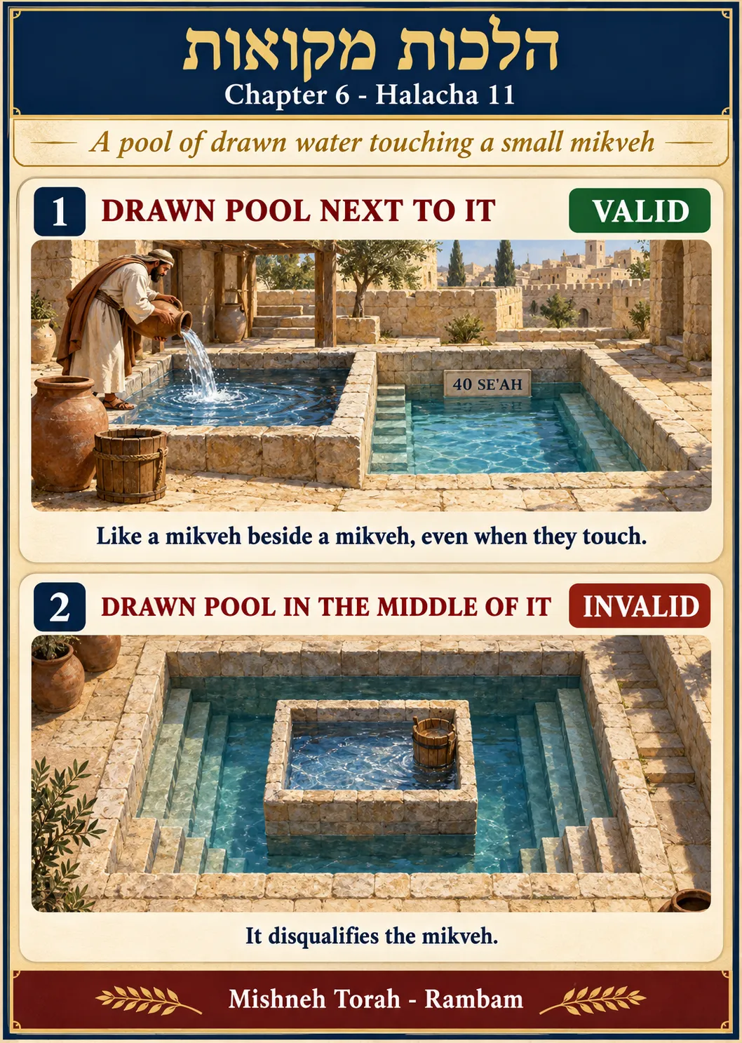 Infographic for halacha 6:11
