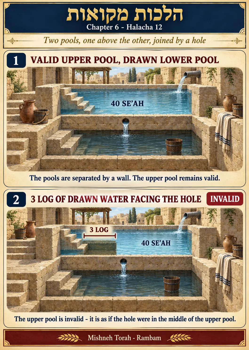 Infographic for halacha 6:12