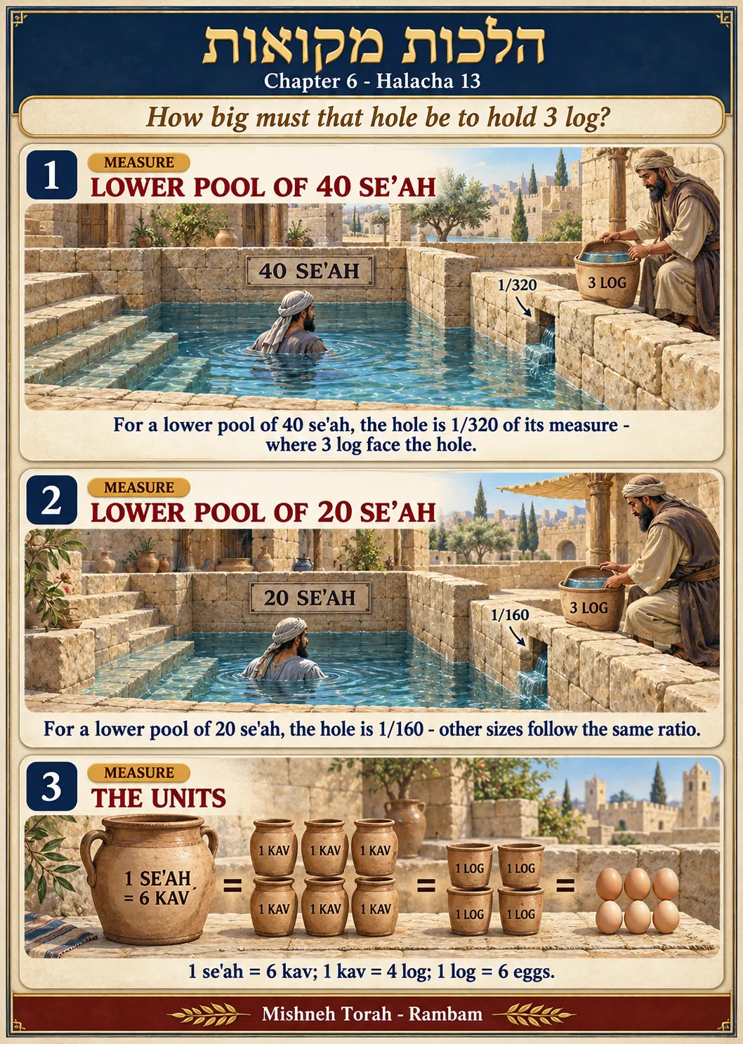 Infographic for halacha 6:13