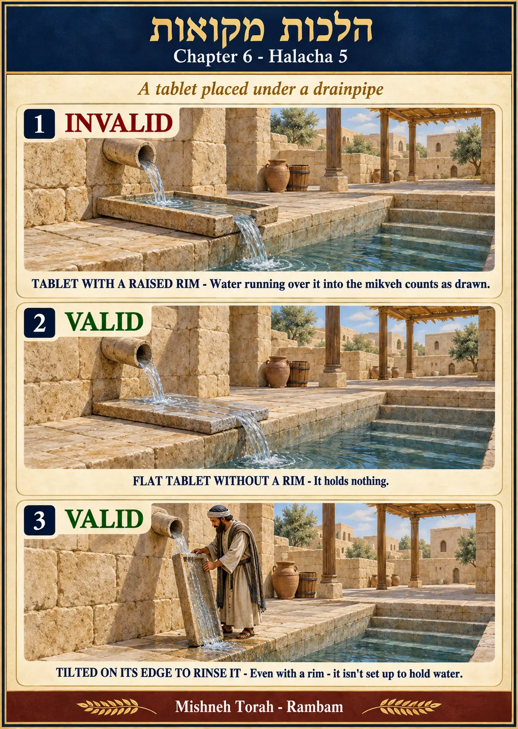 Infographic for halacha 6:5