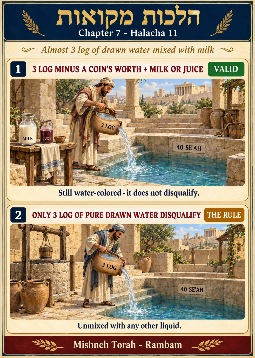 Infographic for halacha 7:11