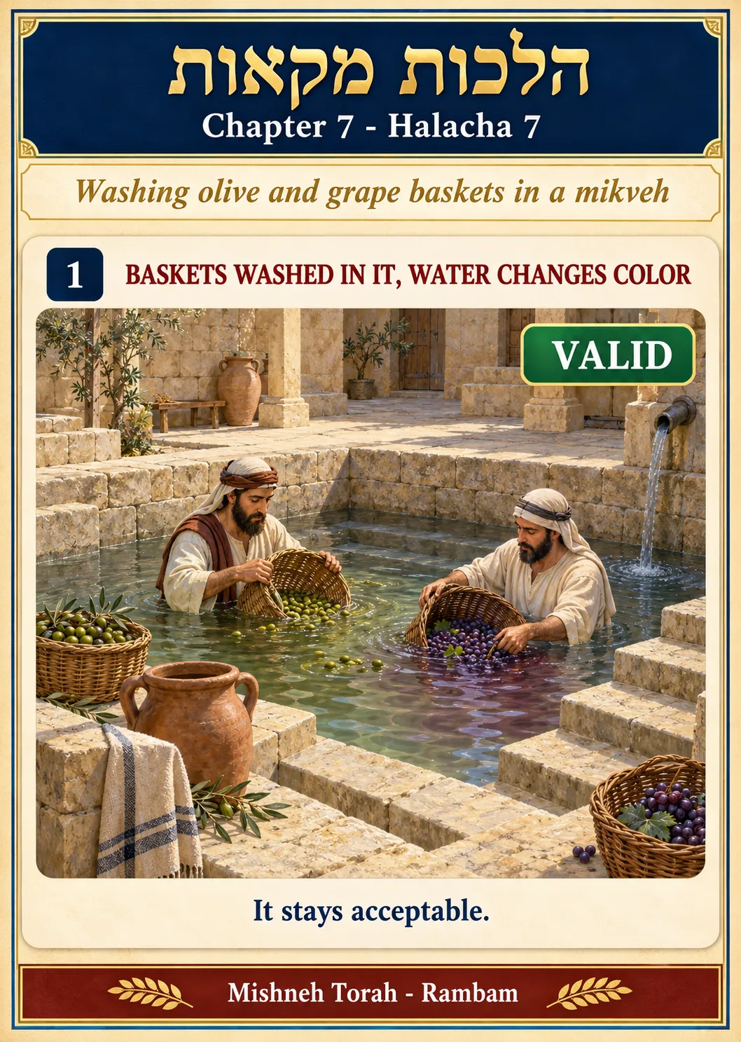 Infographic for halacha 7:7