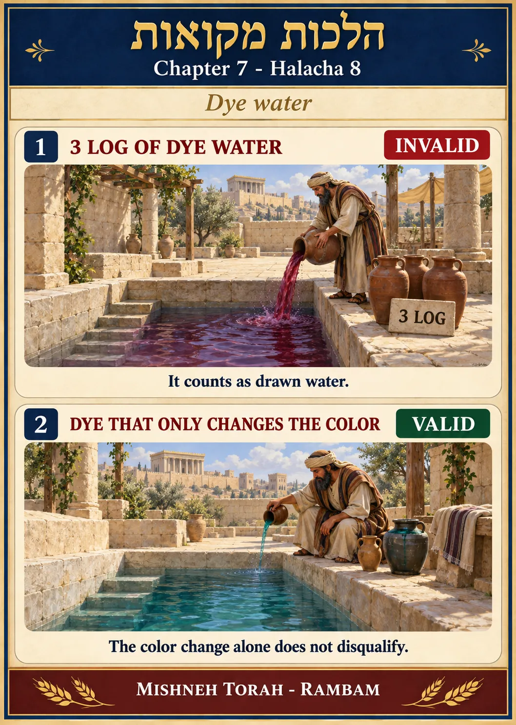 Infographic for halacha 7:8