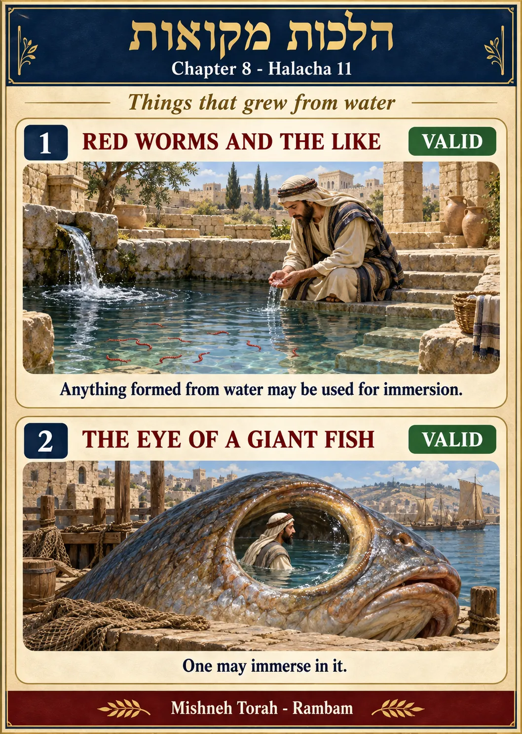 Infographic for halacha 8:11