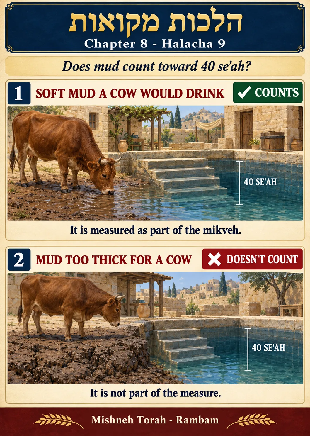 Infographic for halacha 8:9