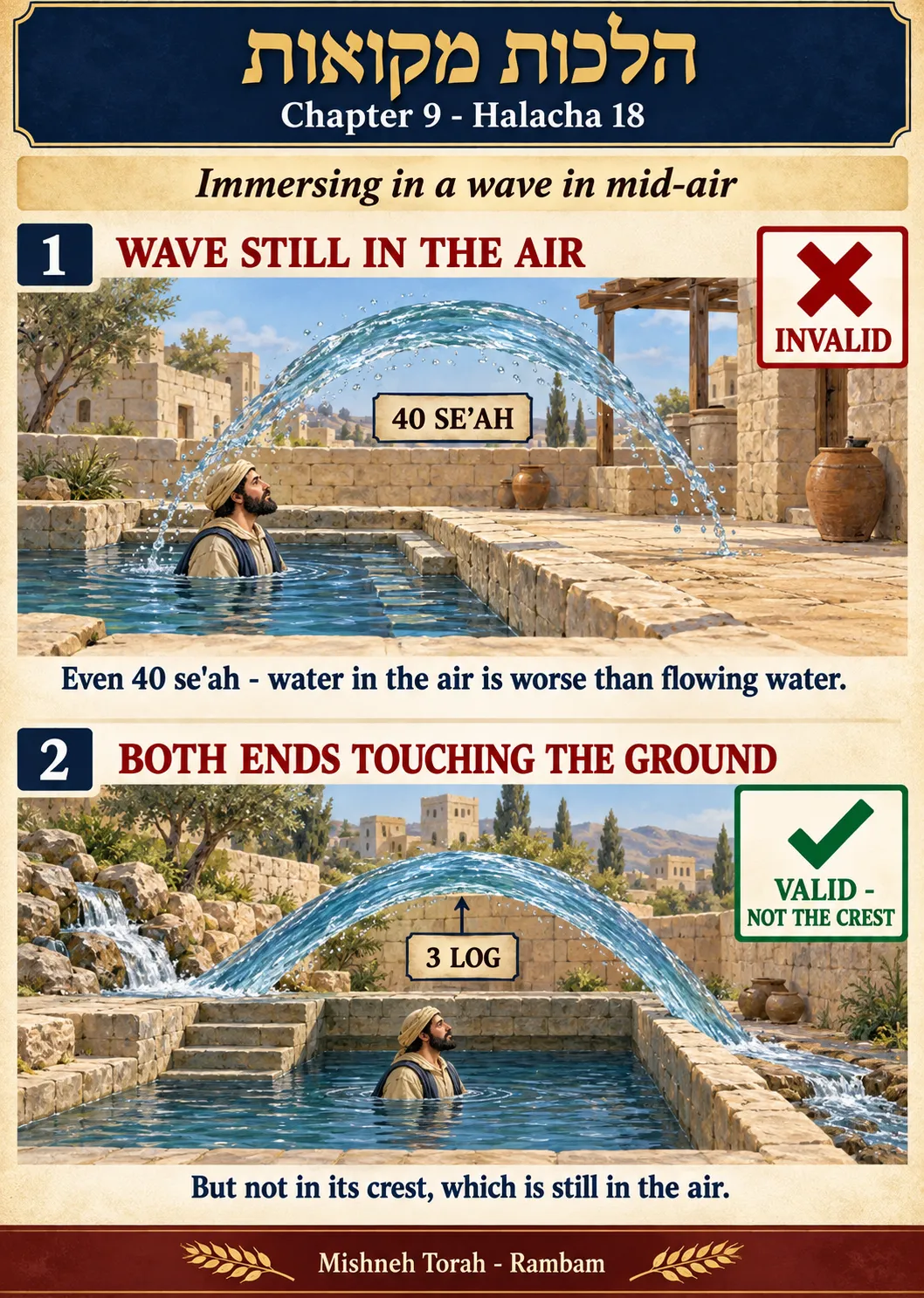Infographic for halacha 9:18