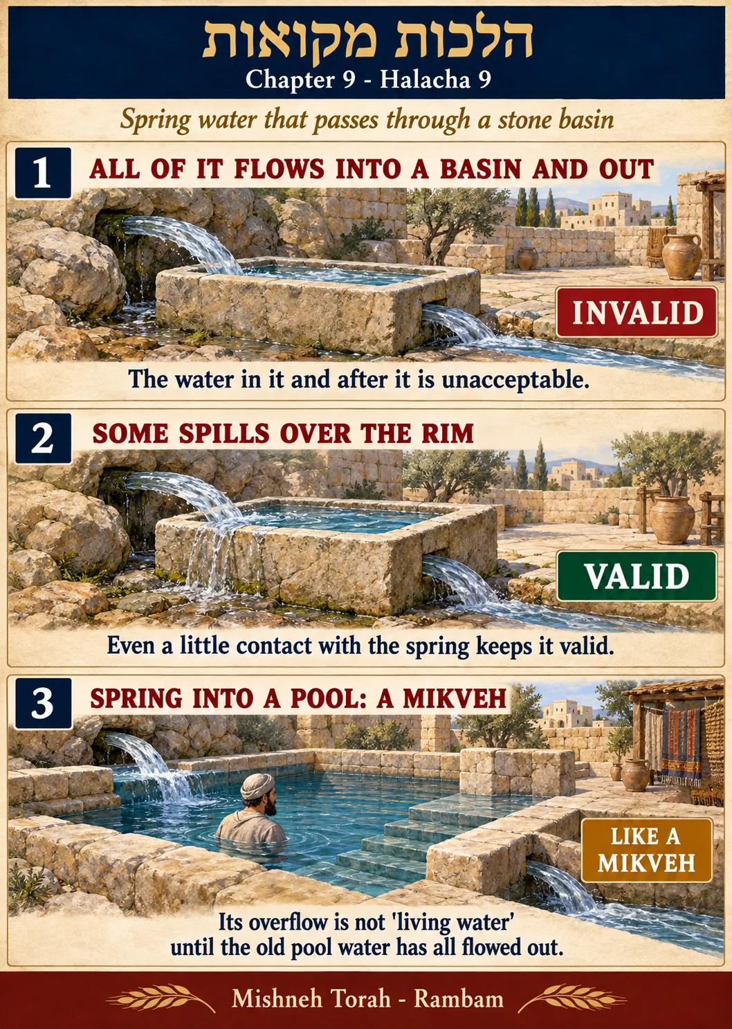 Infographic for halacha 9:9