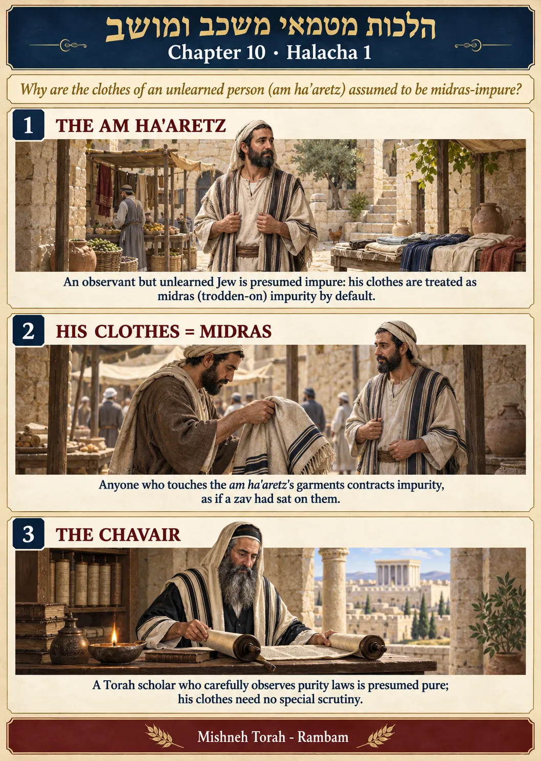 Infographic for halacha 10:1