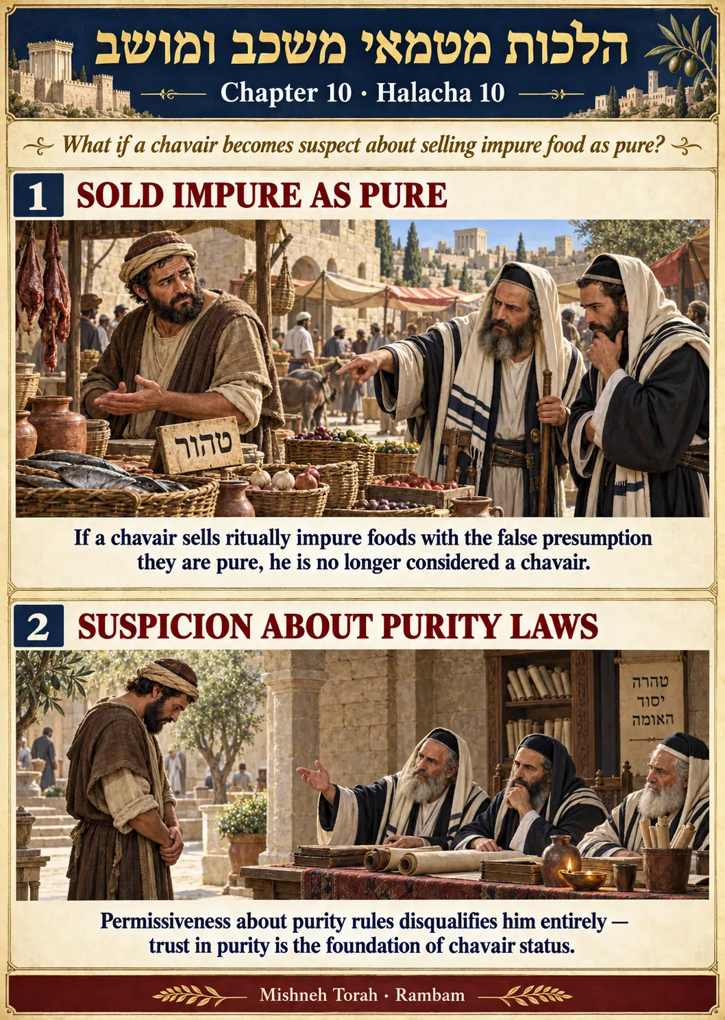 Infographic for halacha 10:10