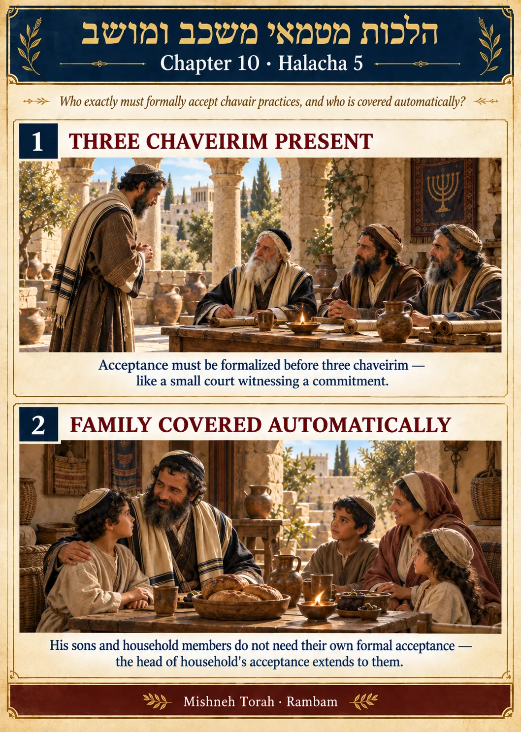 Infographic for halacha 10:5