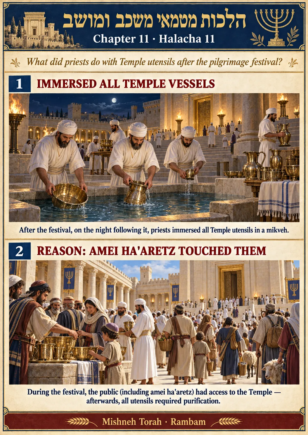 Infographic for halacha 11:11