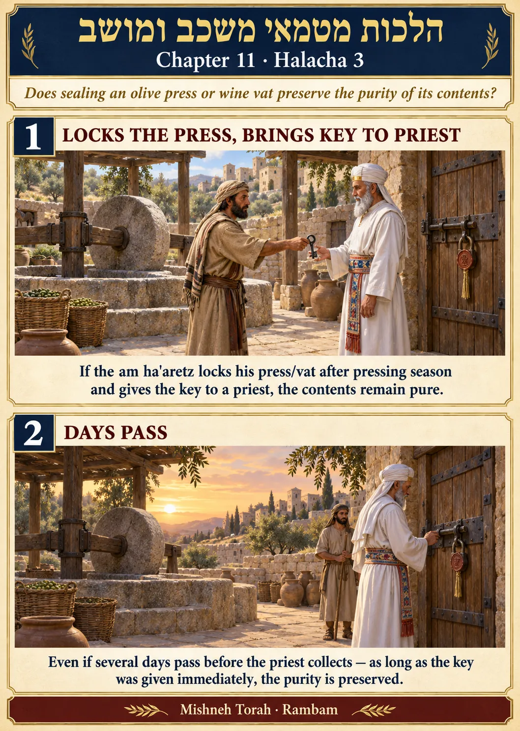 Infographic for halacha 11:3