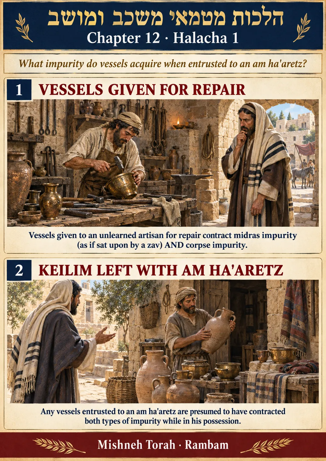 Infographic for halacha 12:1
