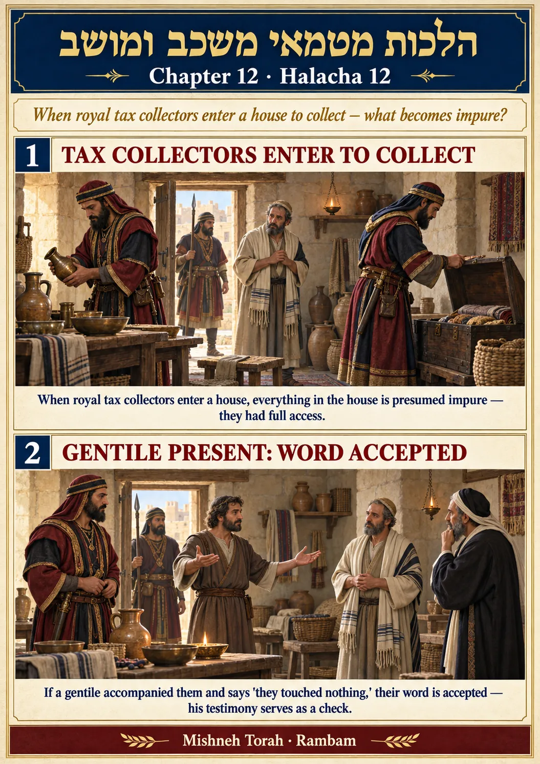 Infographic for halacha 12:12