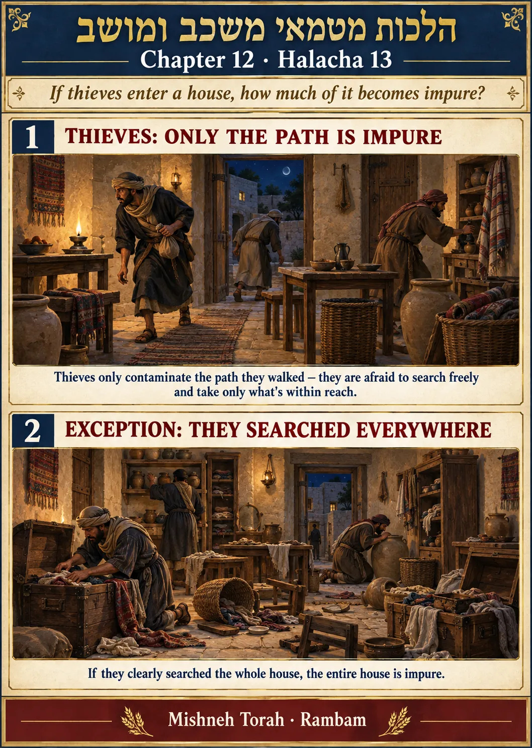 Infographic for halacha 12:13