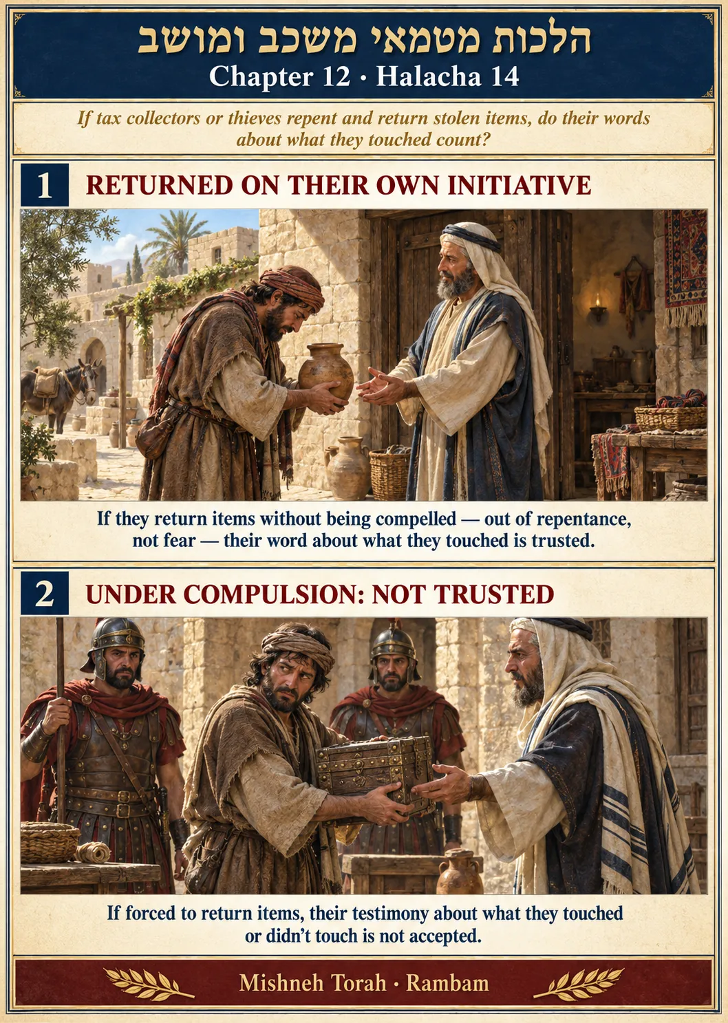 Infographic for halacha 12:14