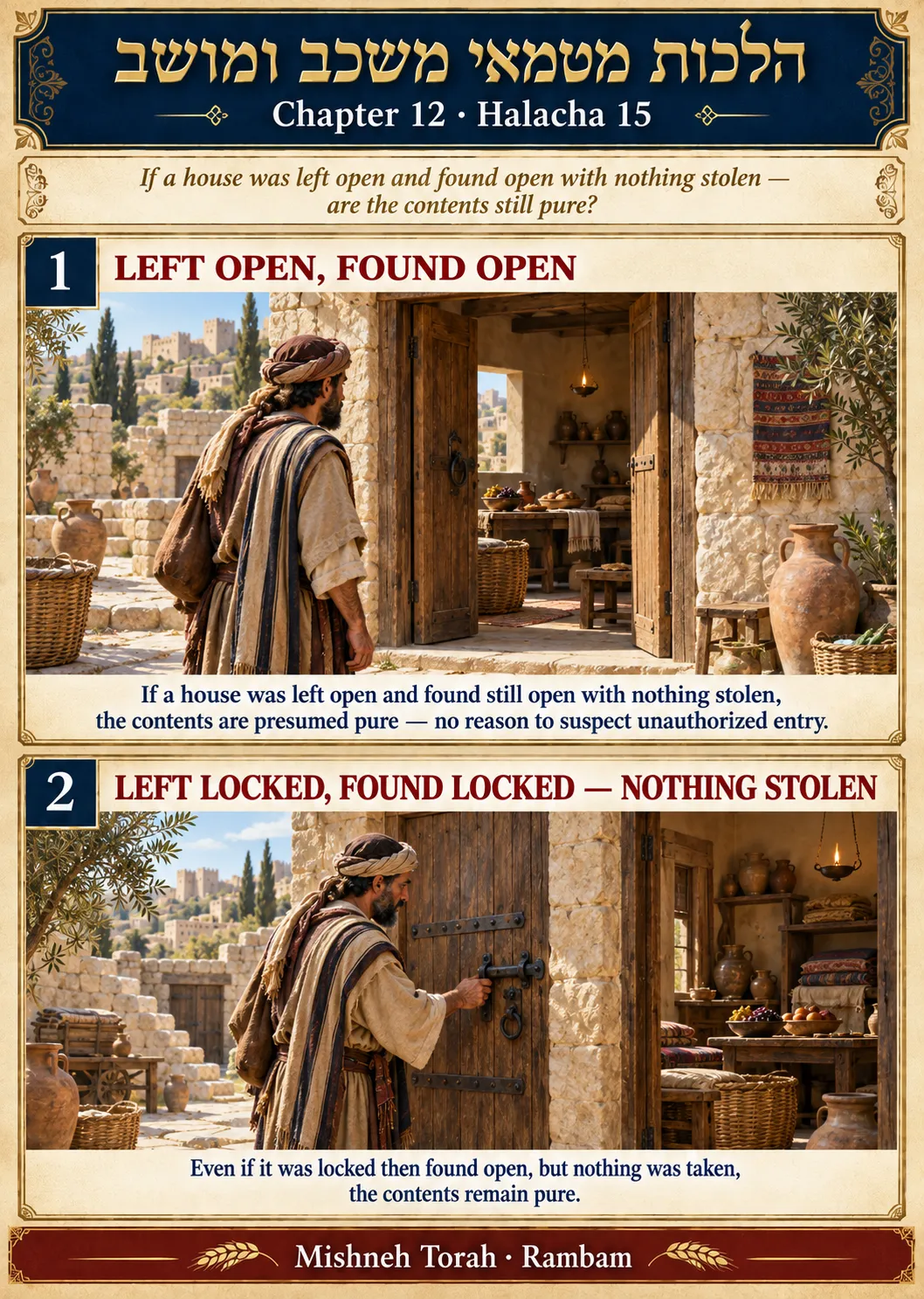 Infographic for halacha 12:15