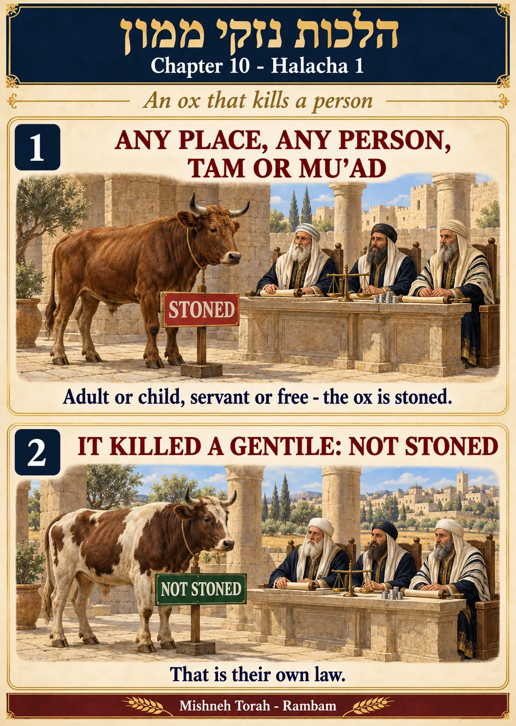 Infographic for halacha 10:1