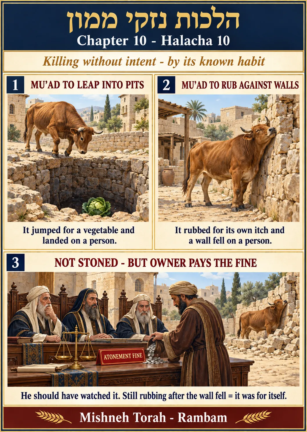 Infographic for halacha 10:10