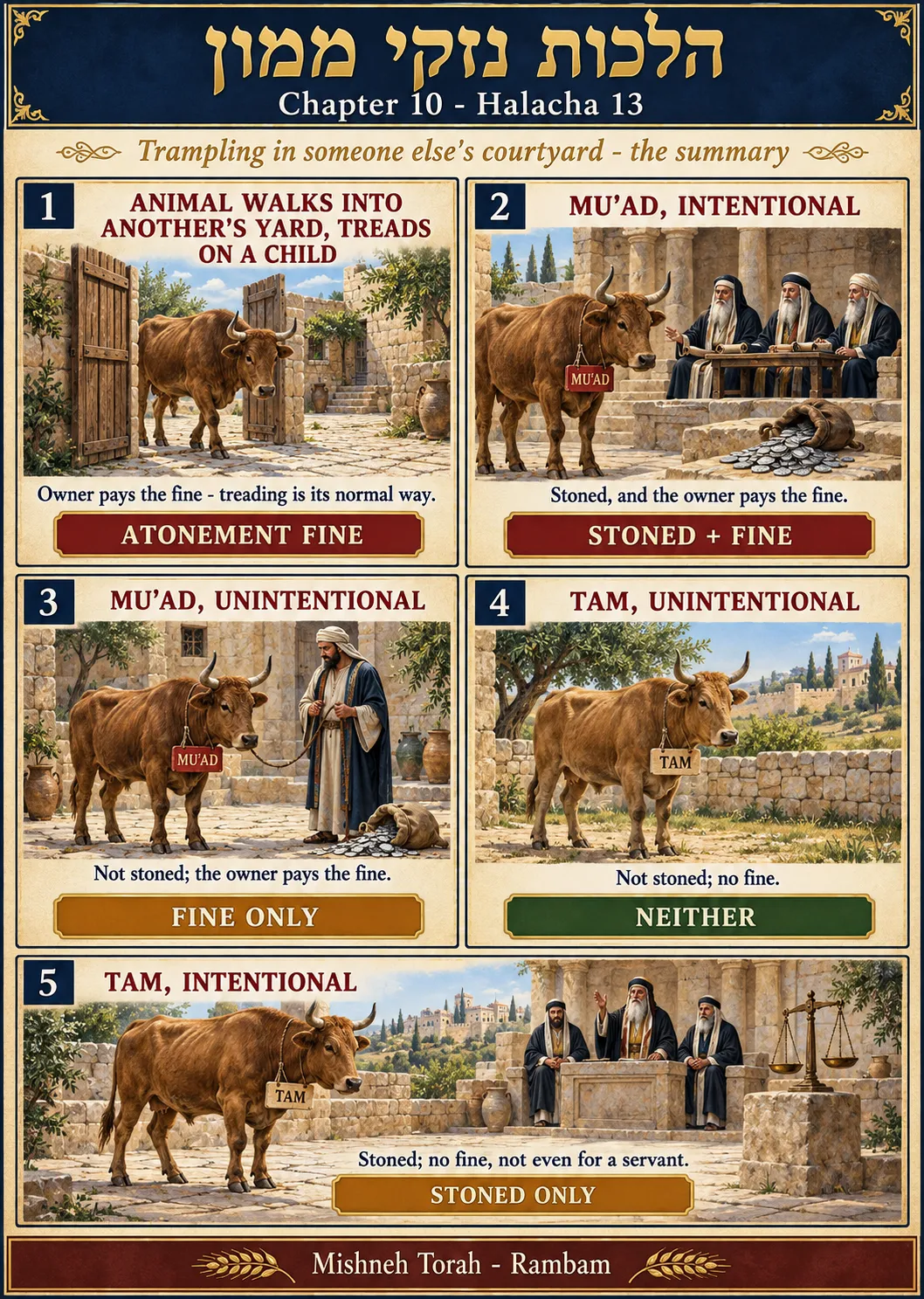 Infographic for halacha 10:13