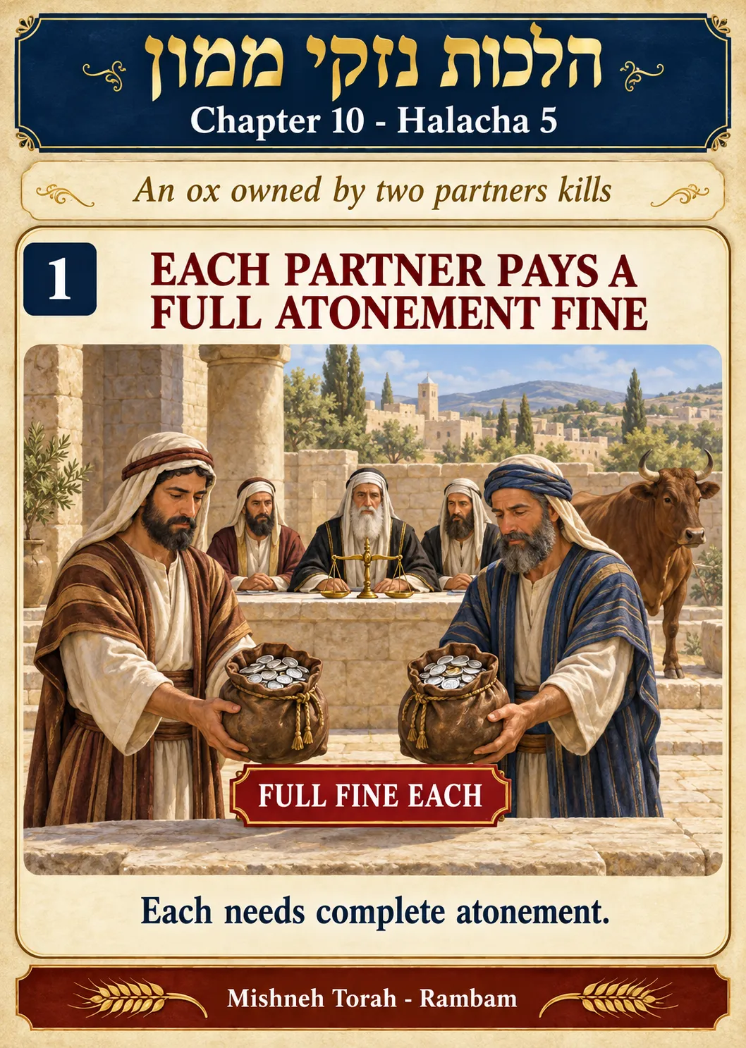Infographic for halacha 10:5