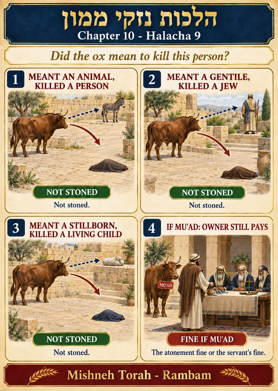 Infographic for halacha 10:9