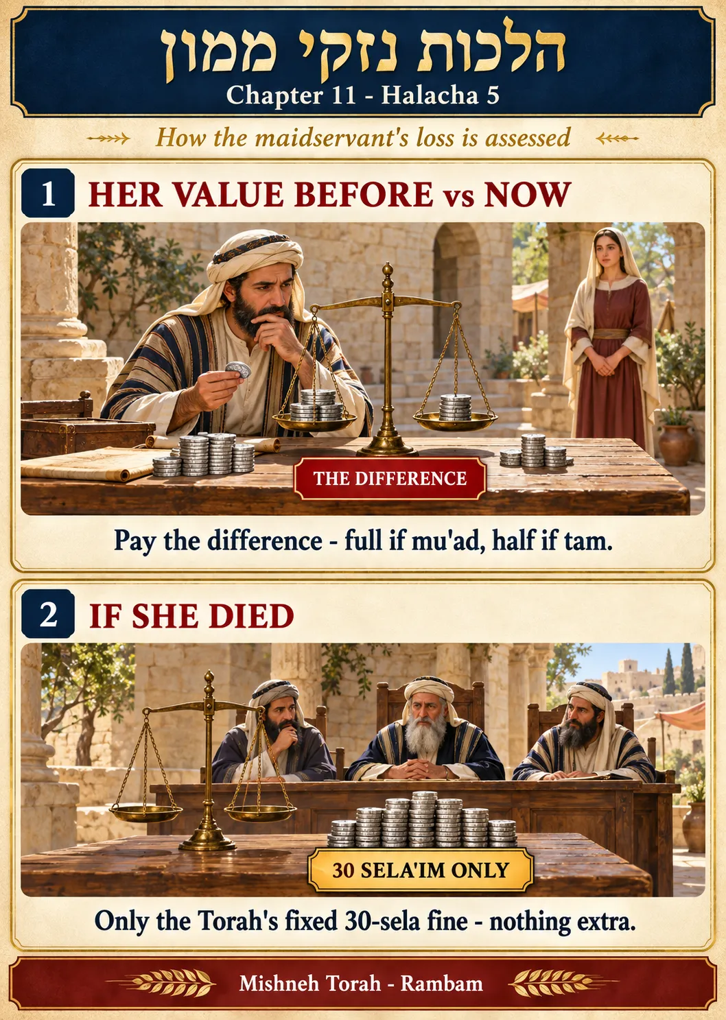 Infographic for halacha 11:5