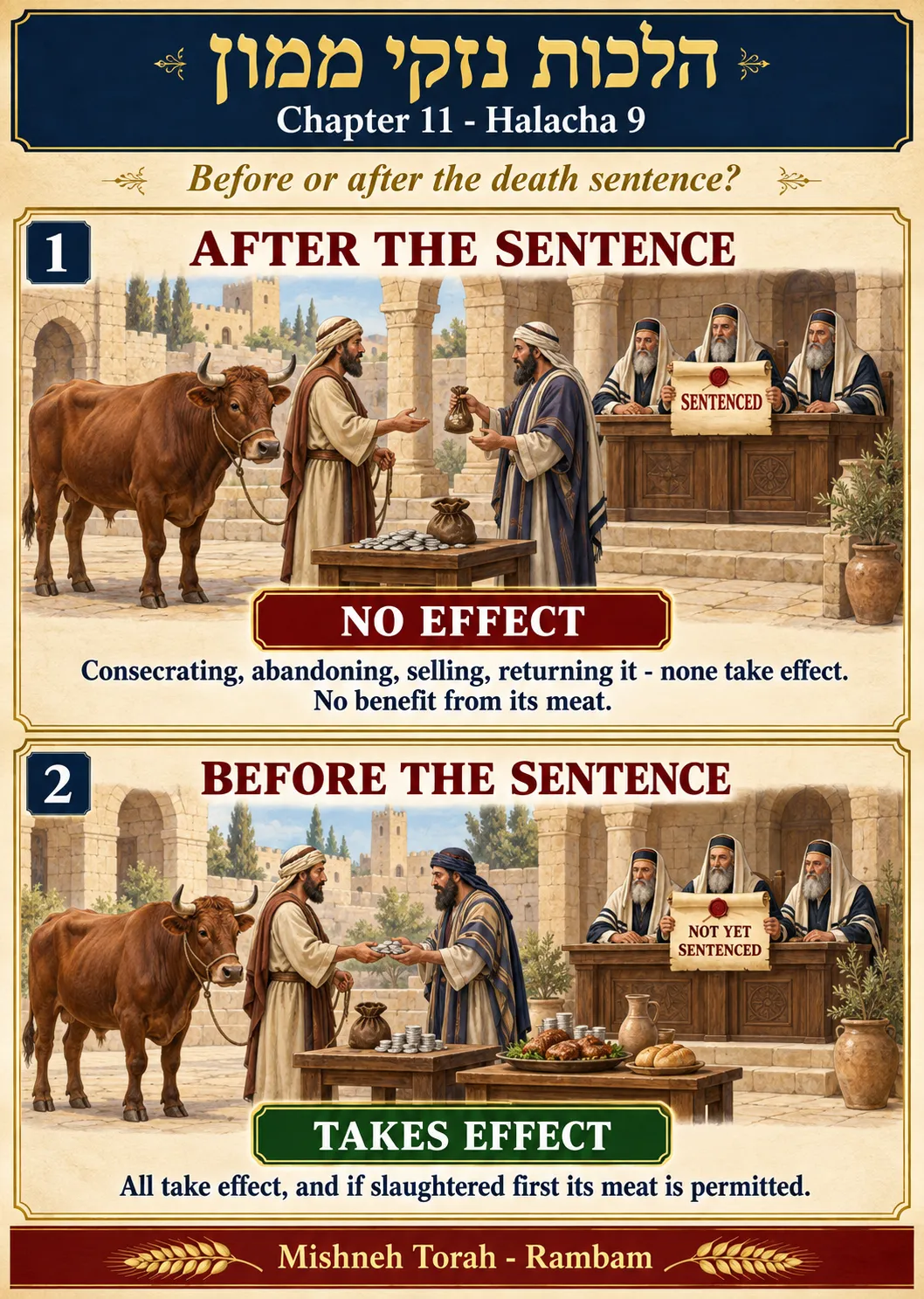 Infographic for halacha 11:9