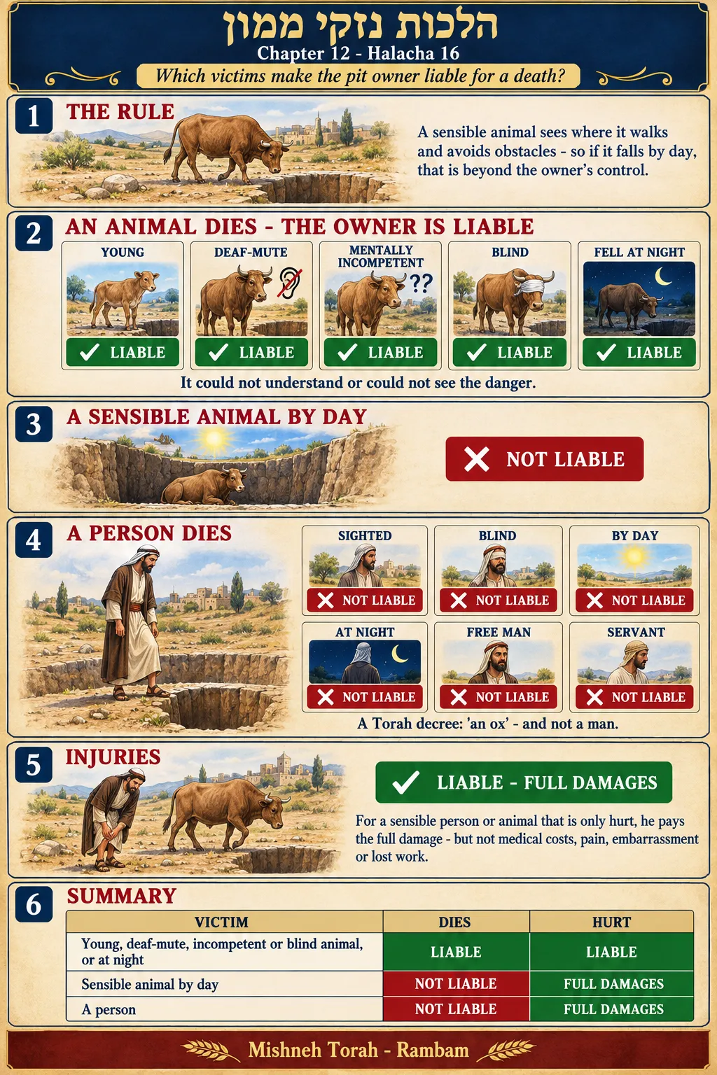 Infographic for halacha 12:16