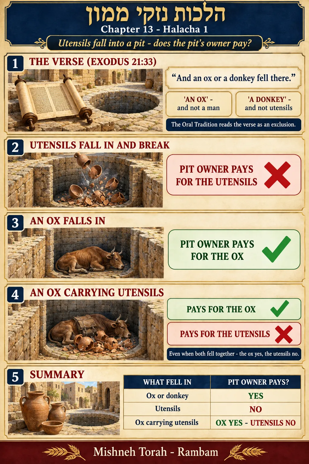 Infographic for halacha 13:1