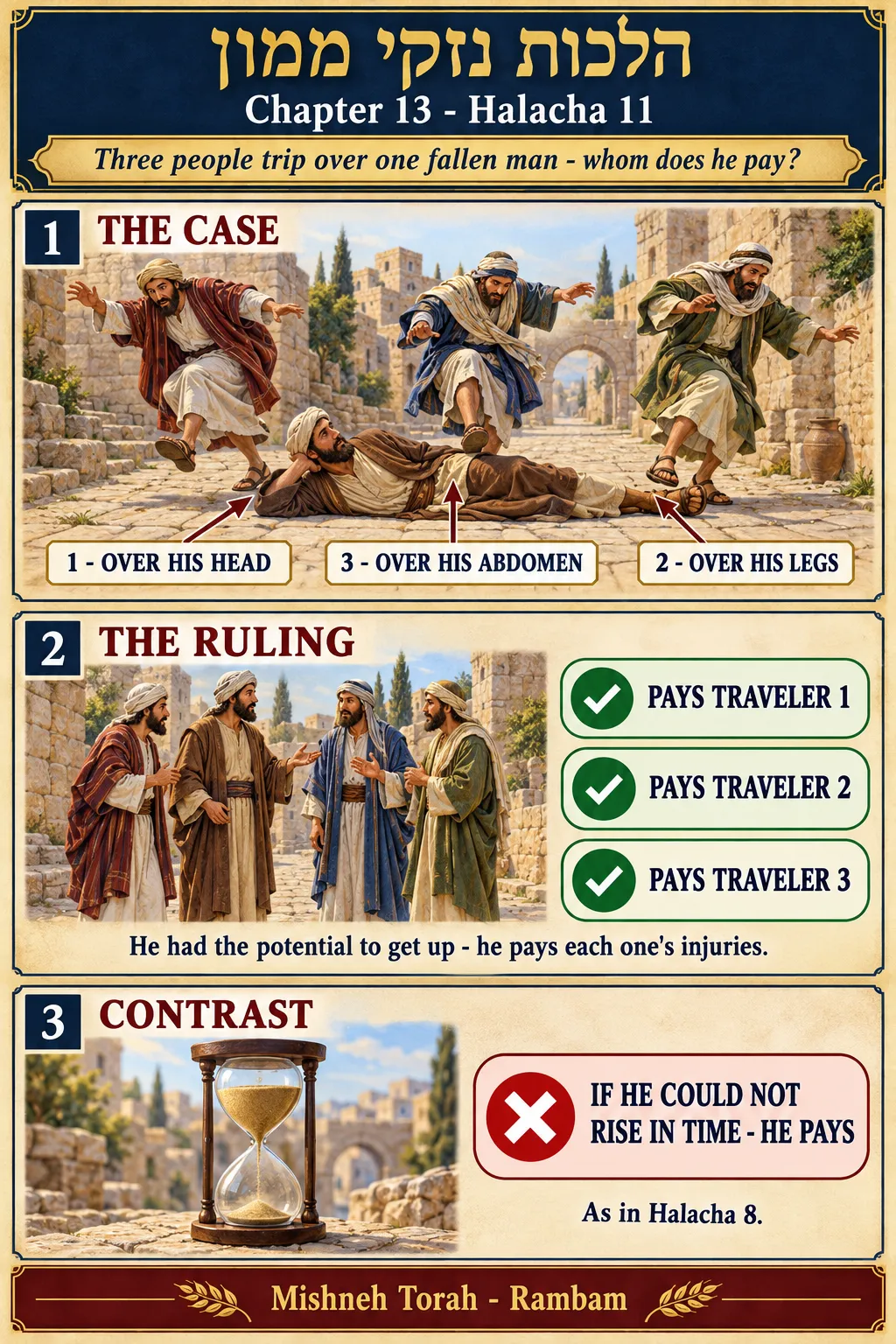 Infographic for halacha 13:11
