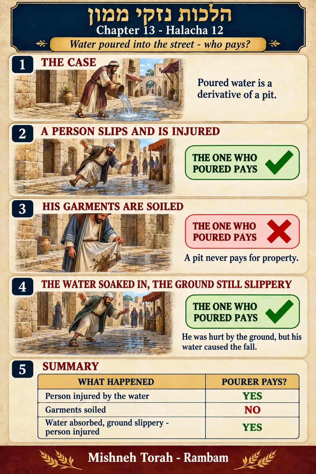 Infographic for halacha 13:12