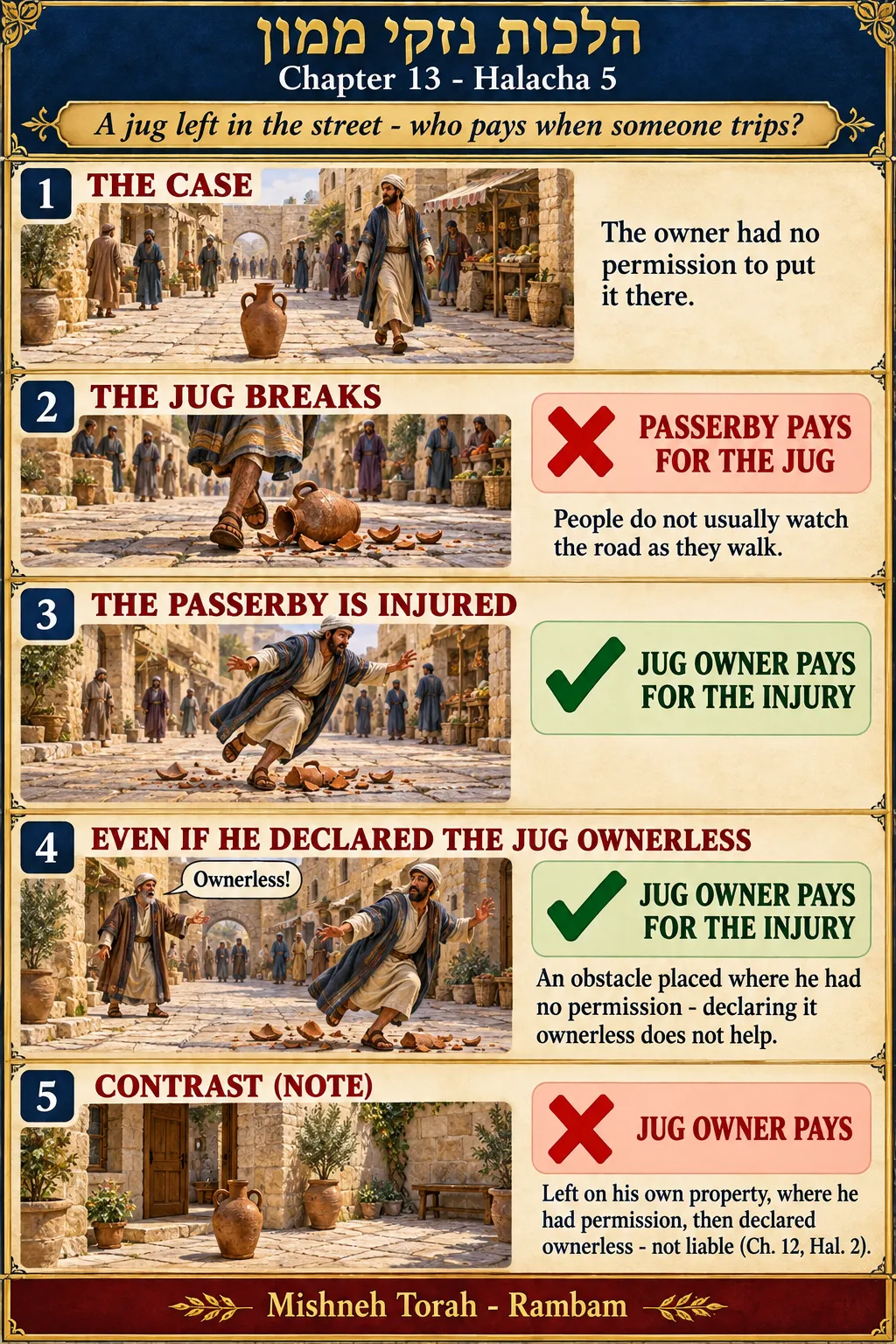 Infographic for halacha 13:5