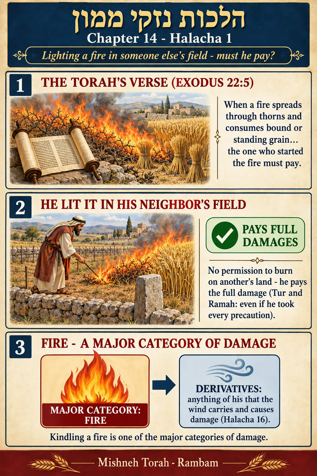 Infographic for halacha 14:1